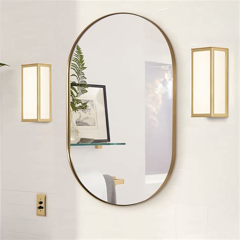 metal frame oval mirror with bracket|oval mirror frame only.